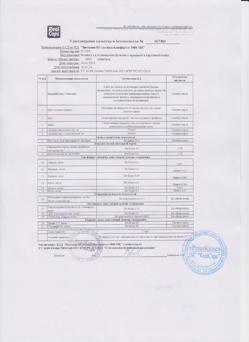Паспорт №012024